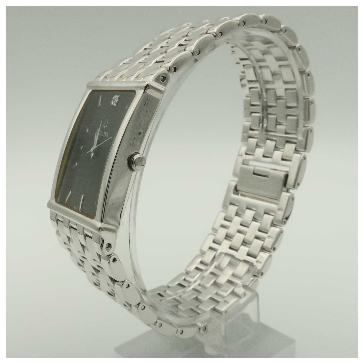 Bulova Diamonds Men's Quartz Watch 96D12-PO - Image #4