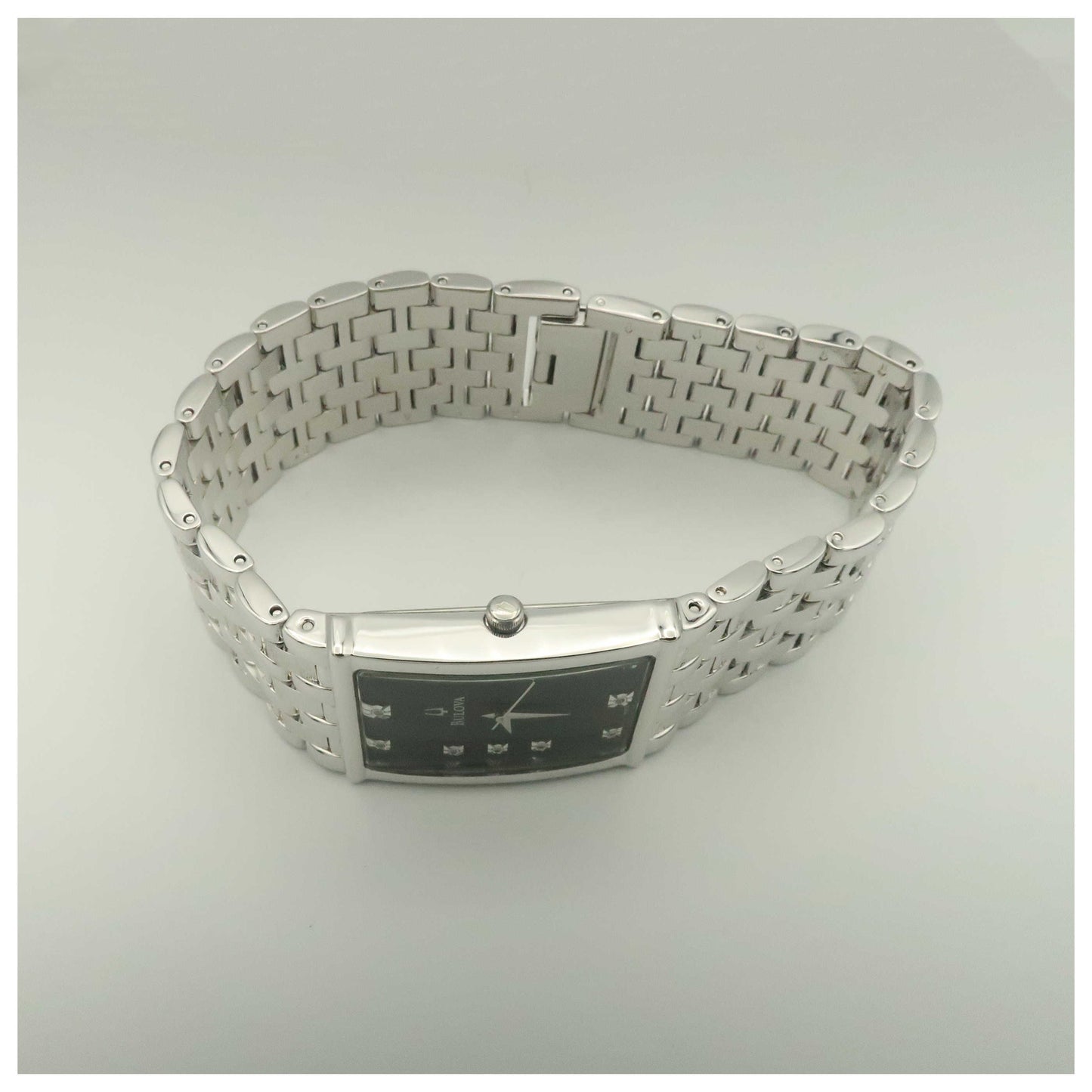 Bulova Diamonds Men's Quartz Watch 96D12-SDV - Image #8