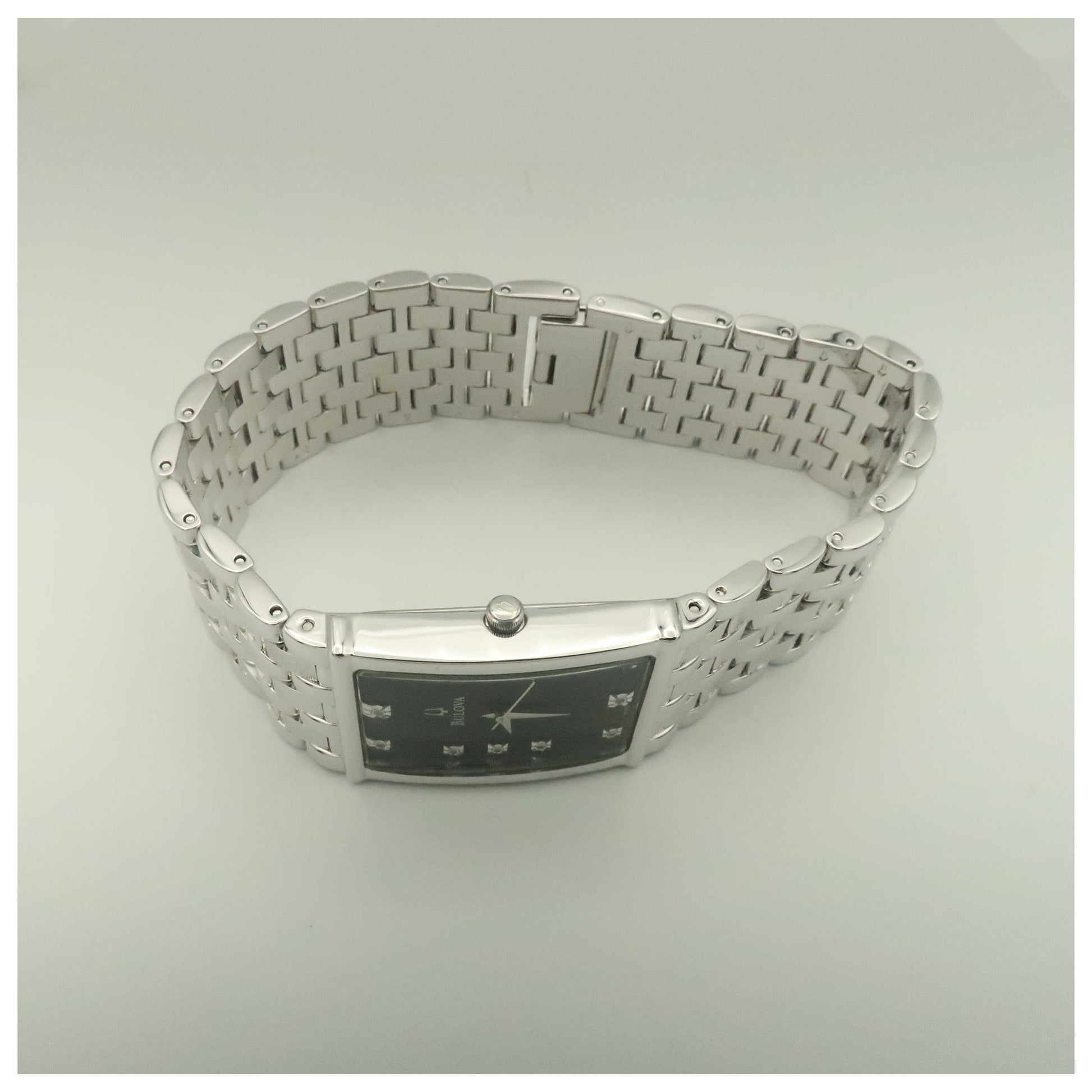 Bulova Diamonds Men's Quartz Watch 96D12-SDV - Image #8