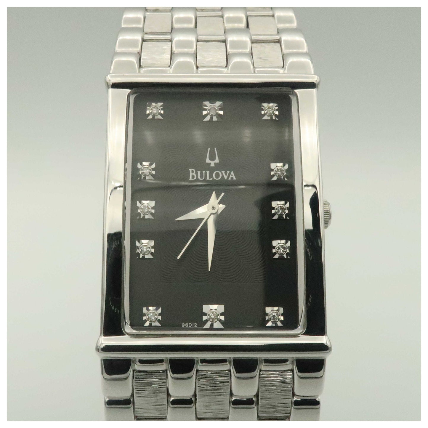 Bulova Diamonds Men's Quartz Watch 96D12-SDV - Image #5