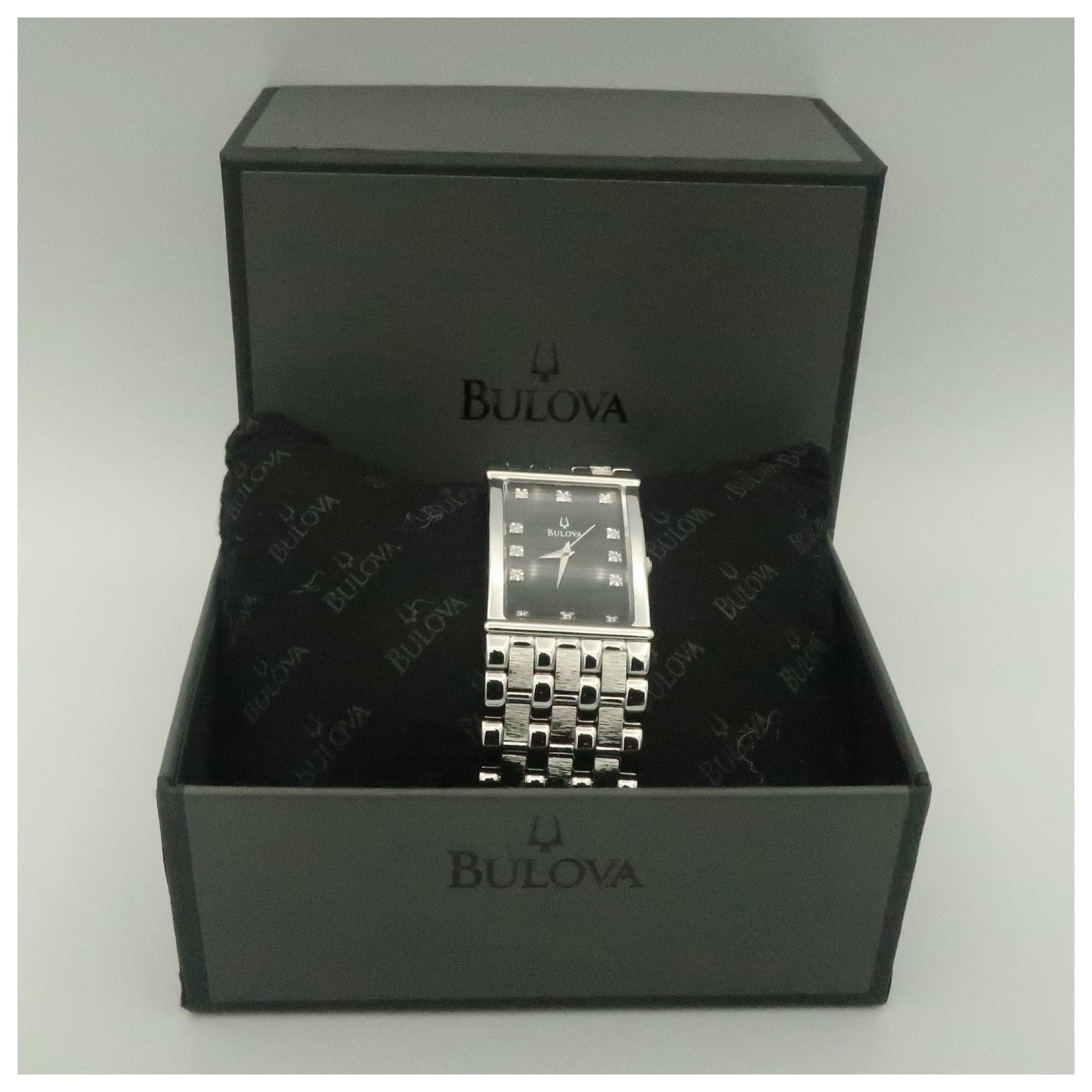 Bulova Diamonds Men's Quartz Watch 96D12-SDV - Image #6
