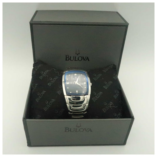 Bulova Diamonds Men's Japanese Quartz (Battery-Powered) Watch 96D20-PO - Image #2