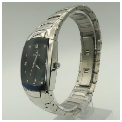 Bulova Diamonds Men's Japanese Quartz (Battery-Powered) Watch 96D20-PO - Image #4