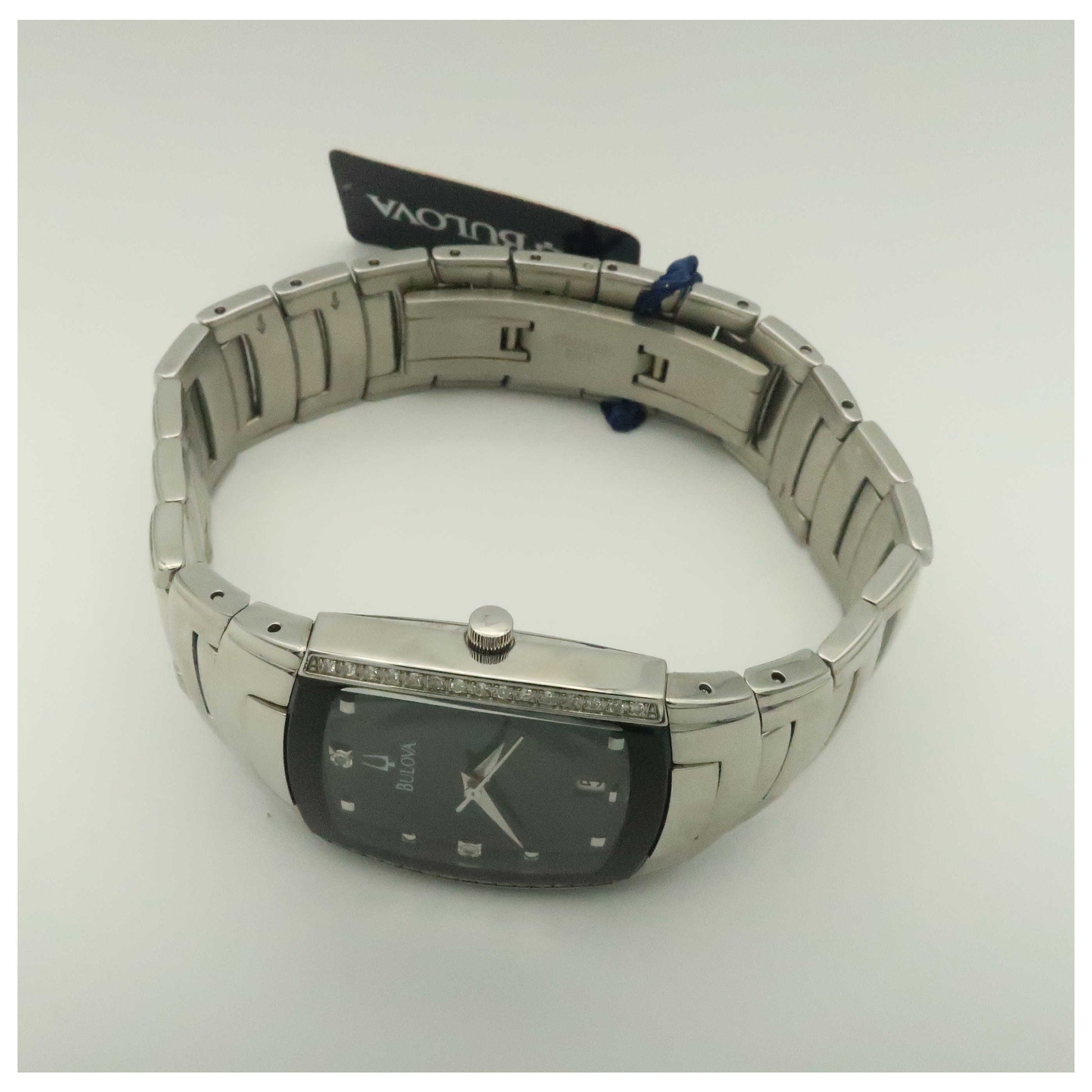 Bulova Diamonds Men's Quartz Watch 96E02-PO - Image #8