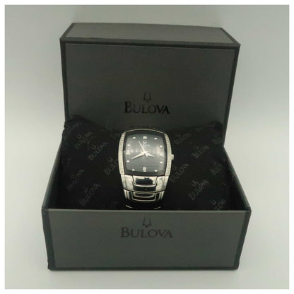 Bulova Diamonds Men's Quartz Watch 96E02-PO - Image #6