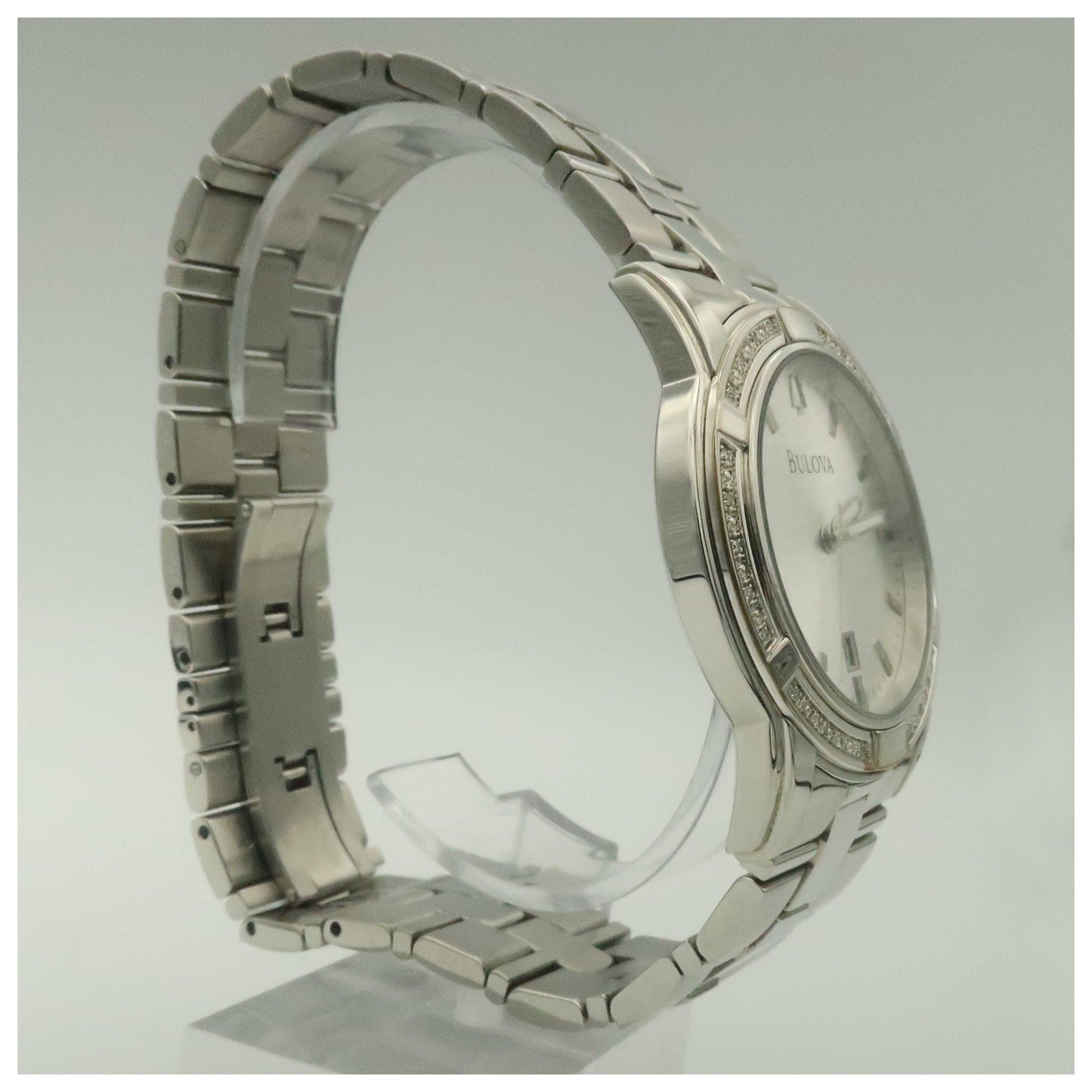 Bulova Diamonds Men's Quartz Watch 96E103-SDV - Image #3