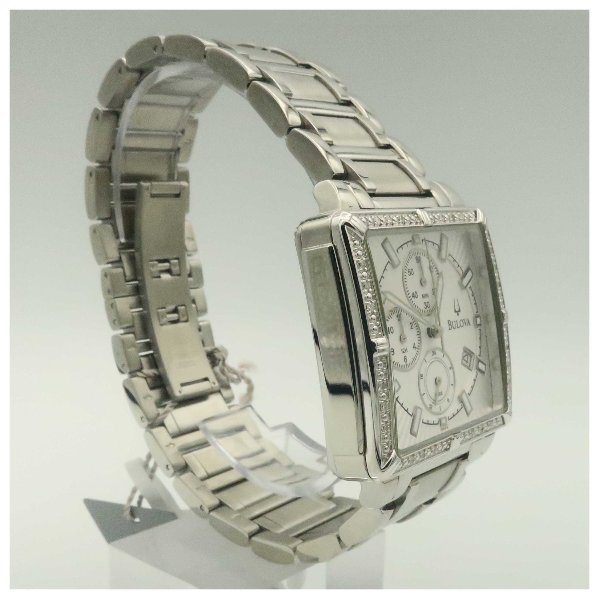 Bulova Diamonds Men's Quartz Watch 96E104-SDV - Image #3