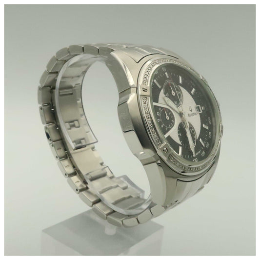 Bulova Diamonds Men's Quartz Watch 96E108-SDV2 - Image #3