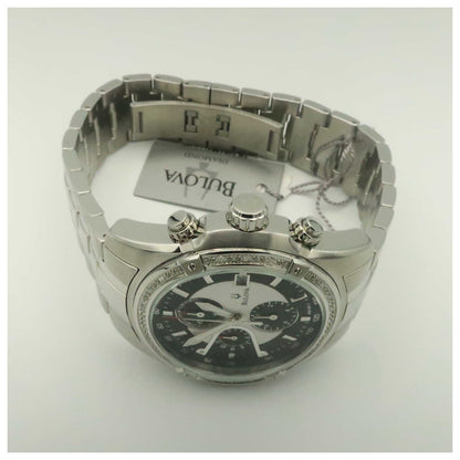 Bulova Diamonds Men's Quartz Watch 96E108-SDV - Image #8