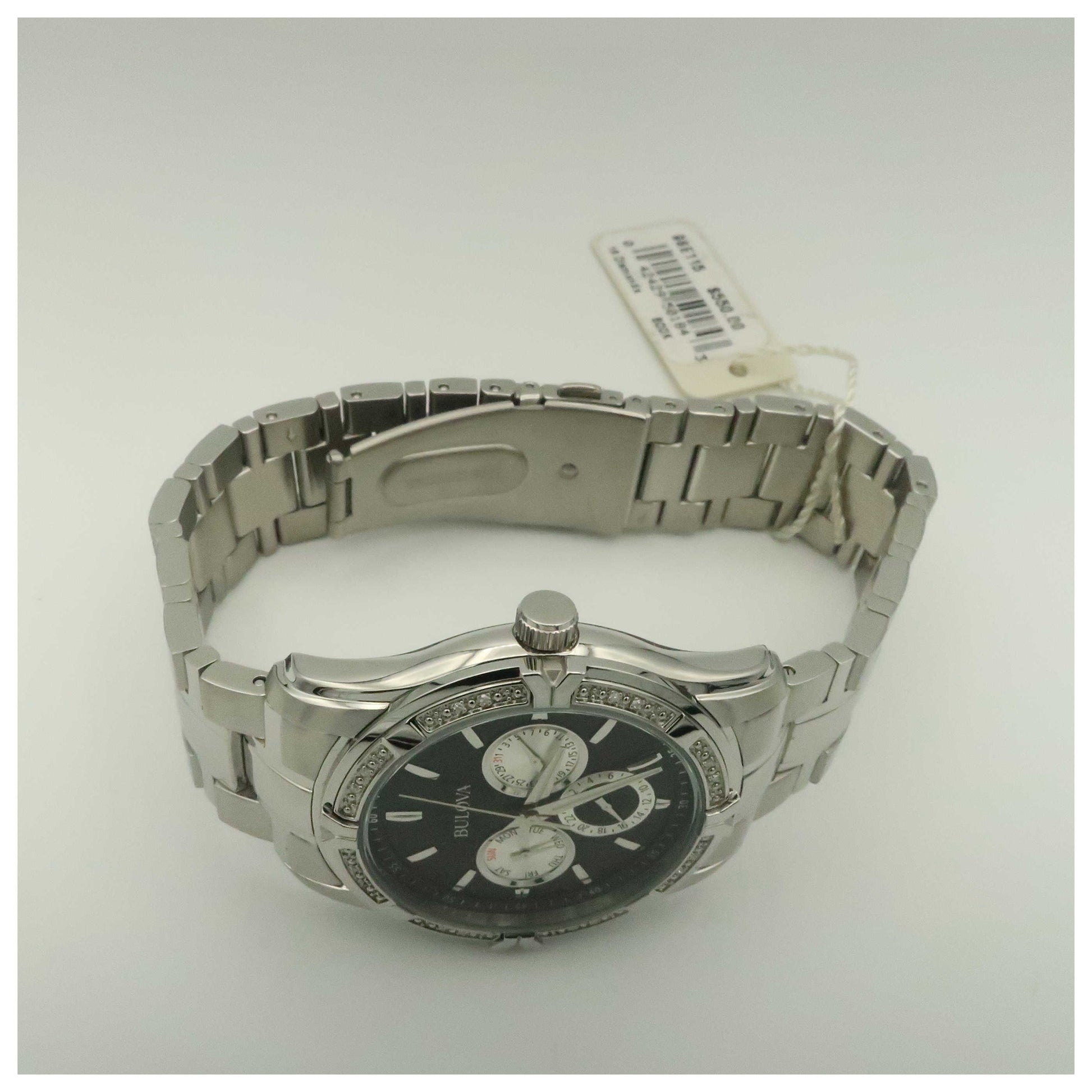 Bulova Diamonds Men's Japanese Quartz (Battery-Powered) Watch 96E115-PO - Image #8