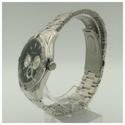 Bulova Diamonds Men's Japanese Quartz (Battery-Powered) Watch 96E115-PO - Image #4