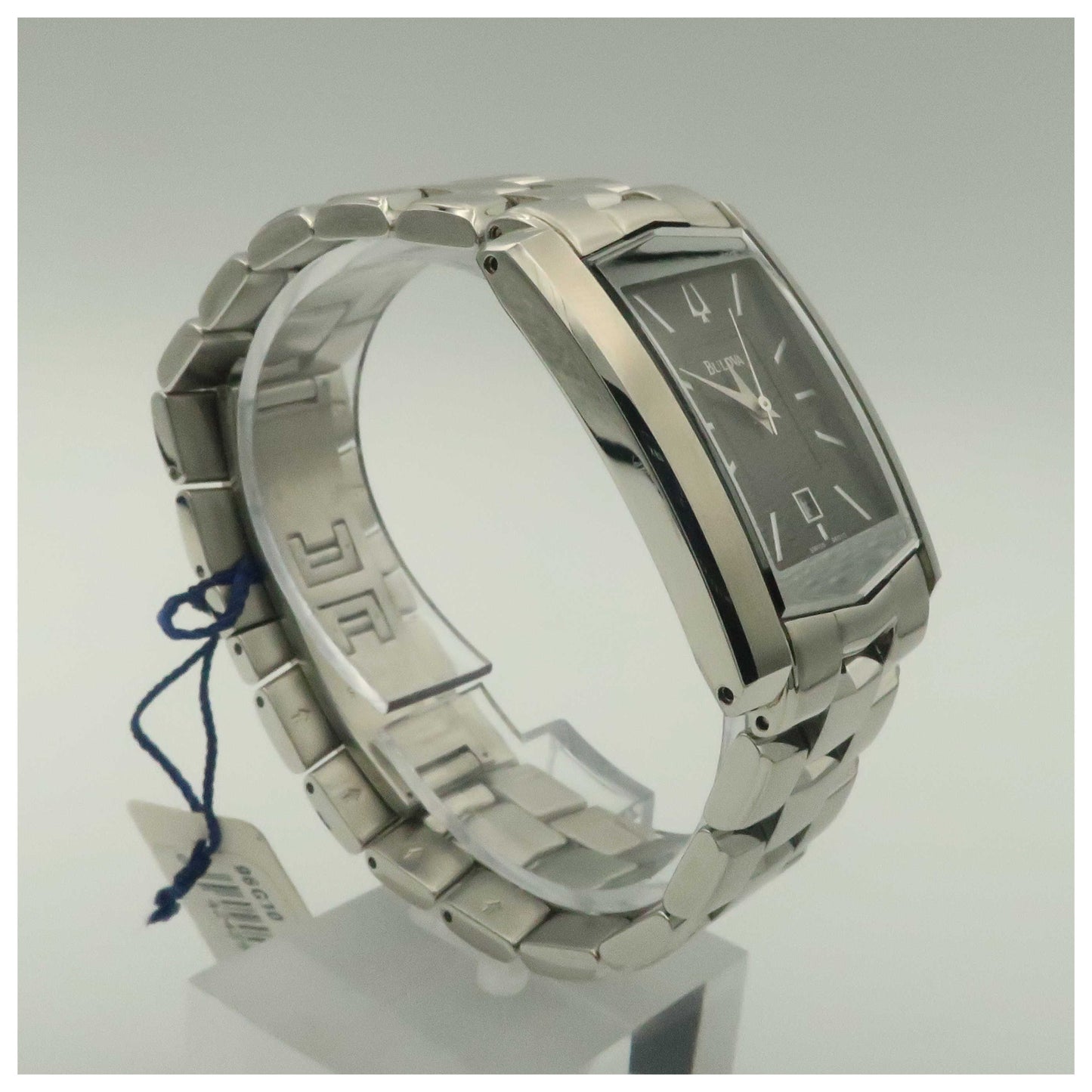 Bulova Bracelet Men's Swiss Quartz (Battery-Powered) Watch 96G10-PO2 - Image #3