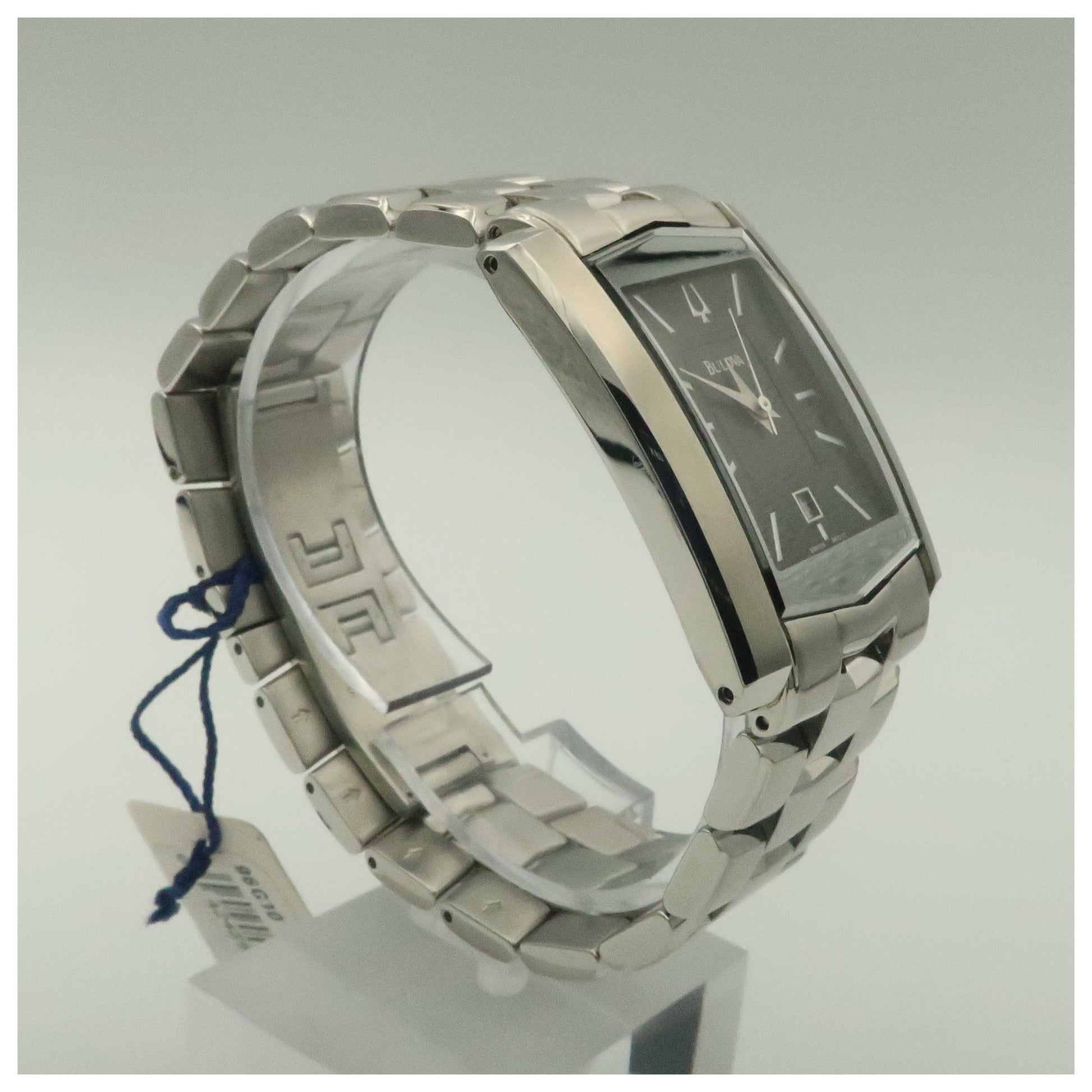 Bulova Bracelet Men's Swiss Quartz (Battery-Powered) Watch 96G10-PO2 - Image #3