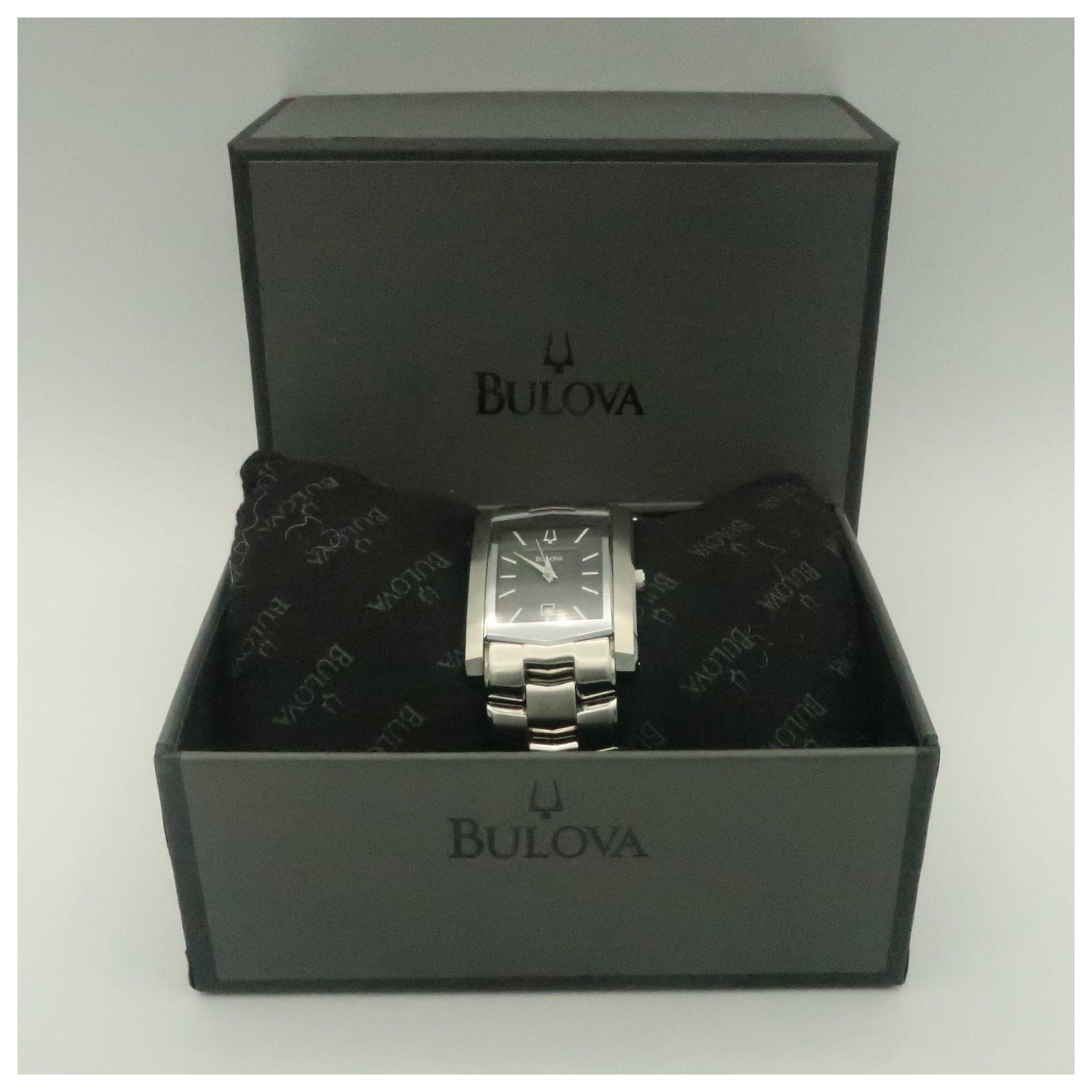Bulova Bracelet Men's Swiss Quartz (Battery-Powered) Watch 96G10-PO2 - Image #6