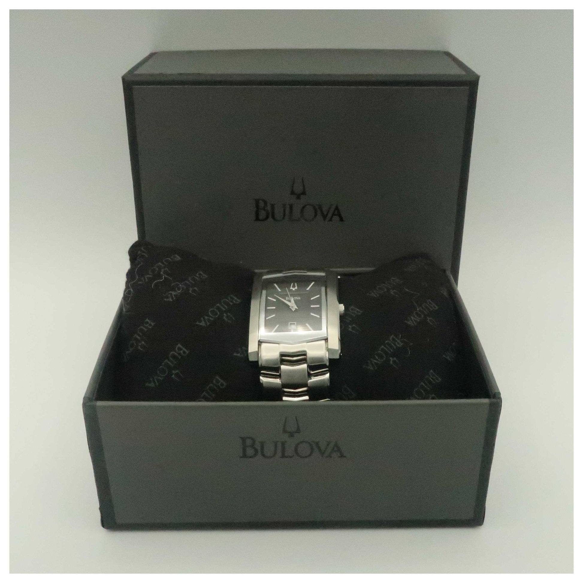 Bulova Bracelet Men's Swiss Quartz (Battery-Powered) Watch 96G10-PO2 - Image #6