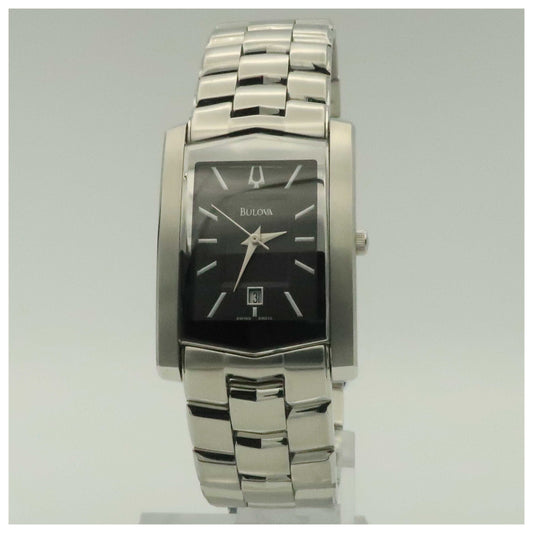 Front view of Bulova Bracelet Men's Swiss Quartz (Battery-Powered) Watch 96G10-PO