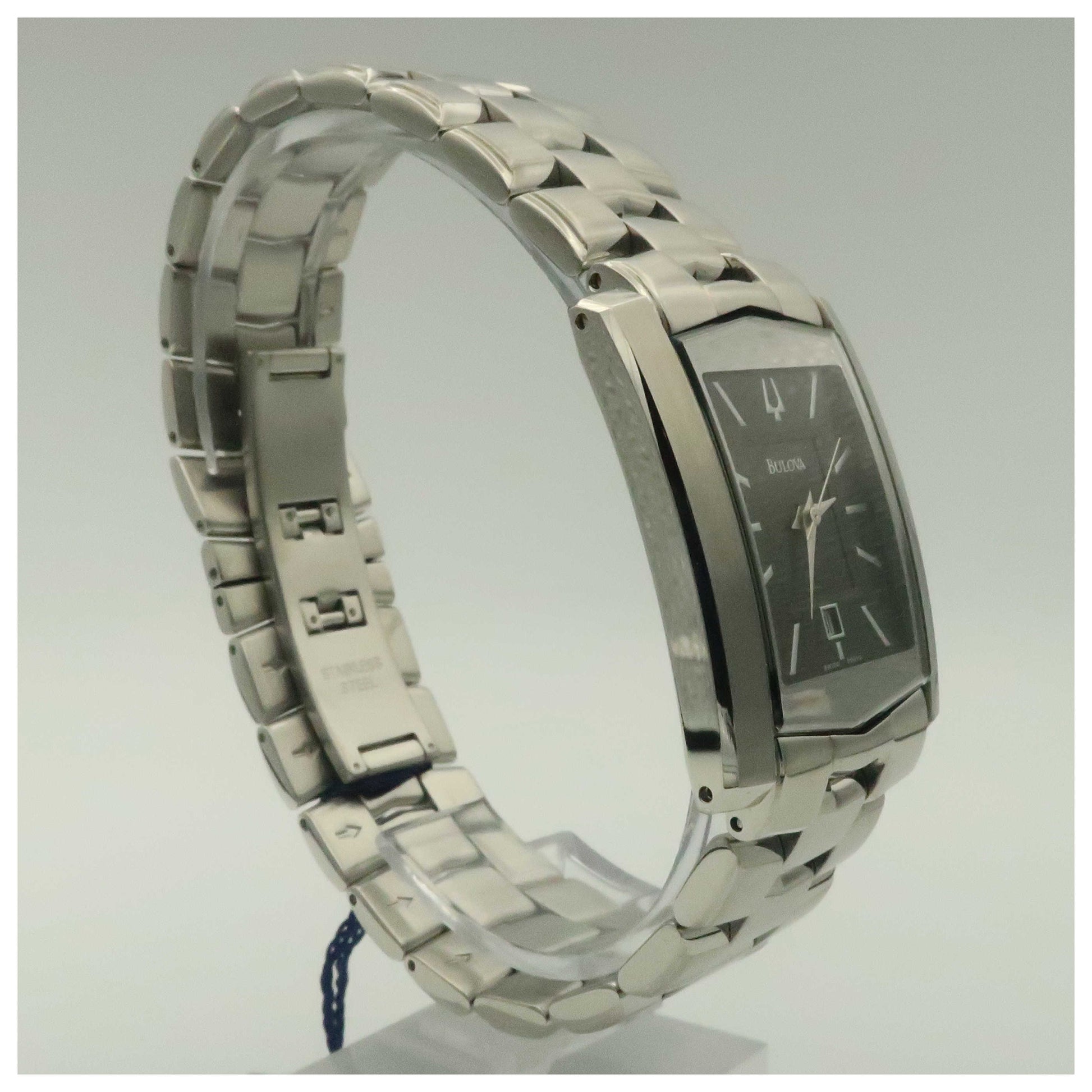 Bulova Bracelet Men's Swiss Quartz (Battery-Powered) Watch 96G10-PO - Image #3