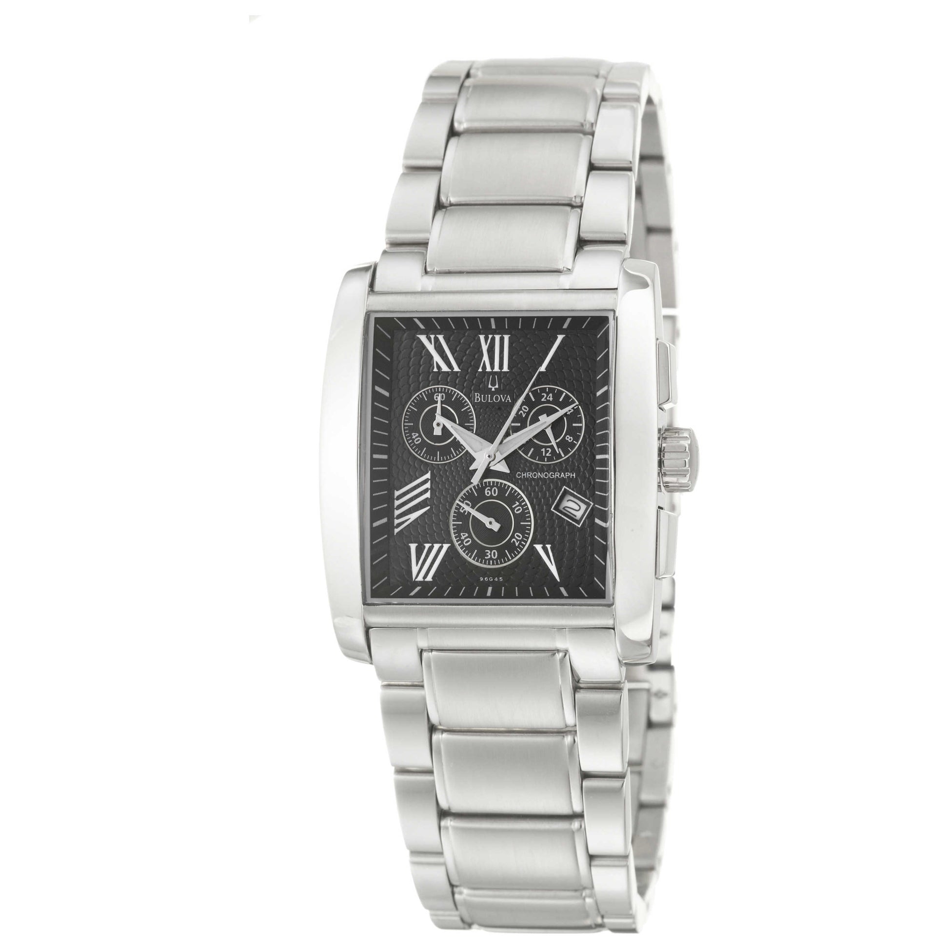 Front view of Bulova Chronograph Men's Quartz Watch 96G45