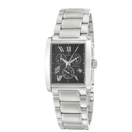 Front view of Bulova Chronograph Men's Quartz Watch 96G45