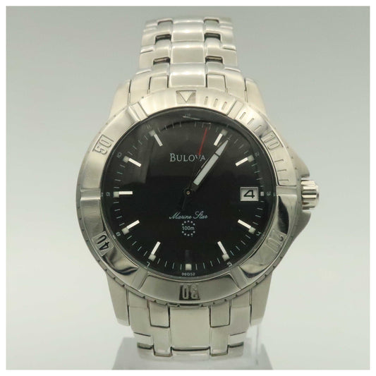 Front view of Bulova Marine Star Men's Watch 96G52-PO