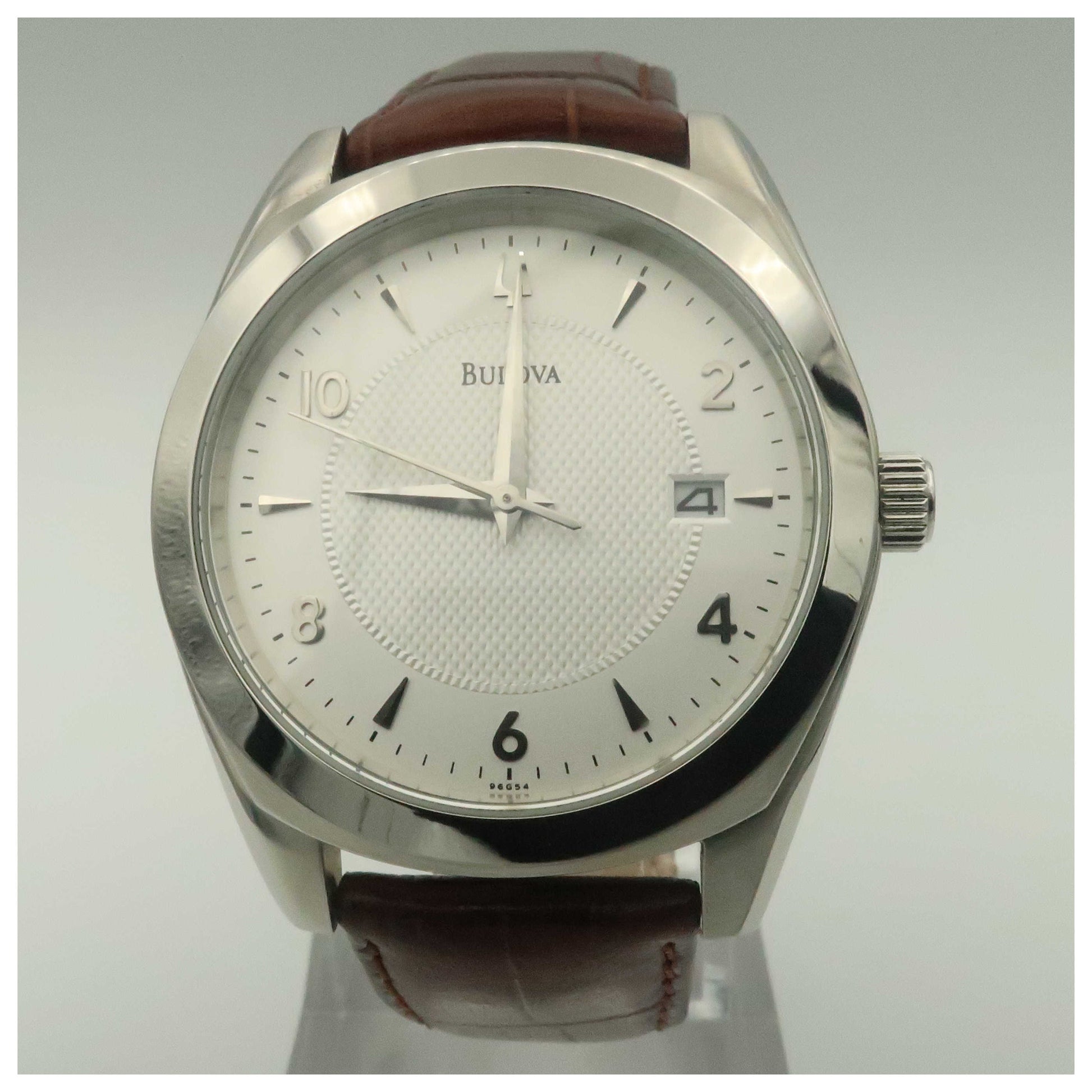 Front view of Bulova Bracelet Men's Watch 96G54-SDV