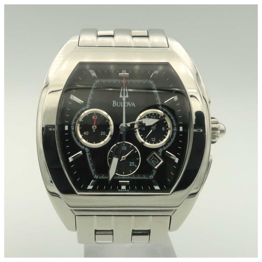 Front view of Bulova Bracelet Men's Swiss Quartz (Battery-Powered) Watch 96G59-PO3