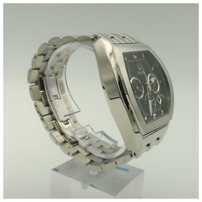 Bulova Bracelet Men's Swiss Quartz (Battery-Powered) Watch 96G59-PO3 - Image #3