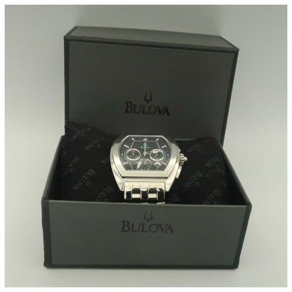 Bulova Bracelet Men's Swiss Quartz (Battery-Powered) Watch 96G59-PO3 - Image #6