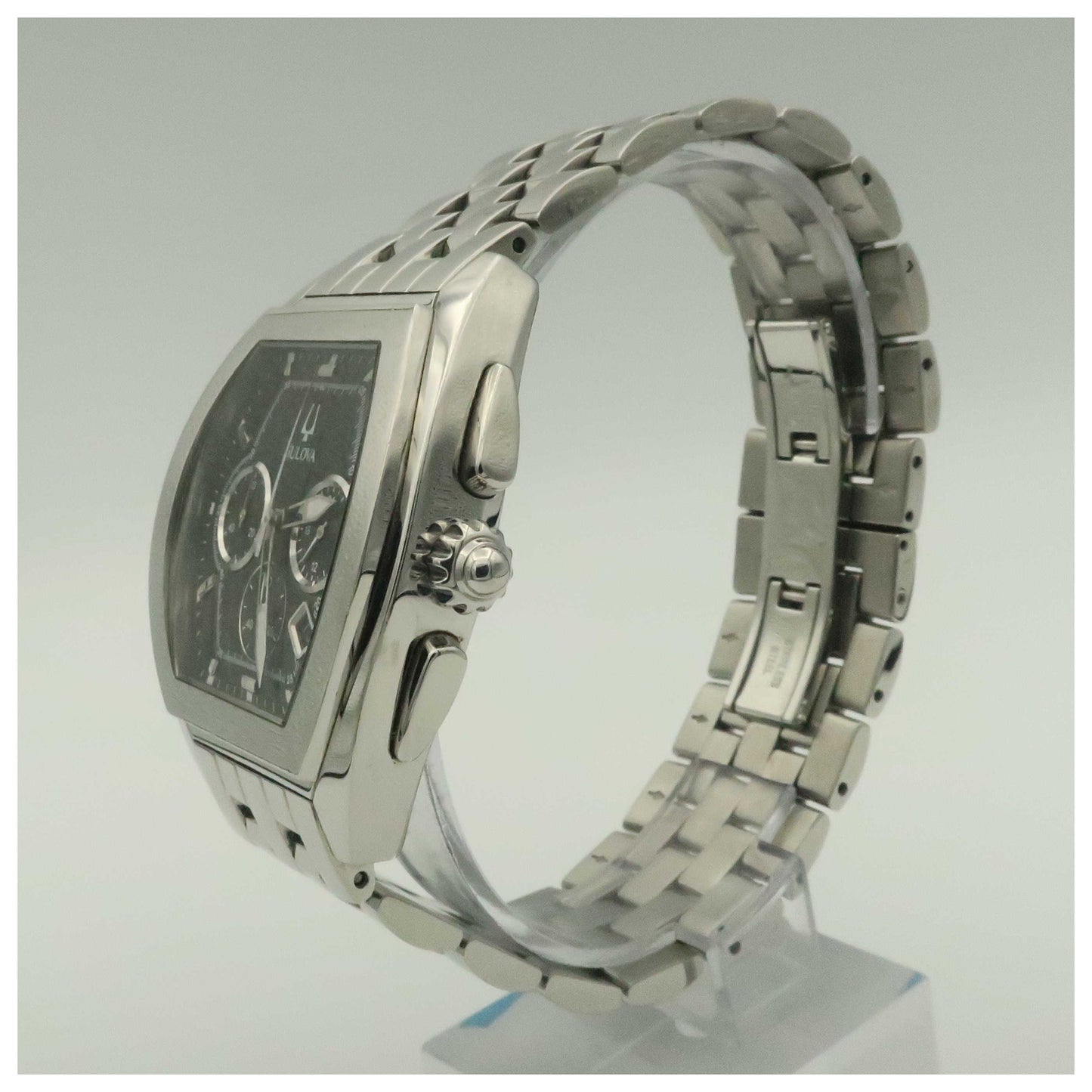 Bulova Bracelet Men's Swiss Quartz (Battery-Powered) Watch 96G59-PO - Image #4