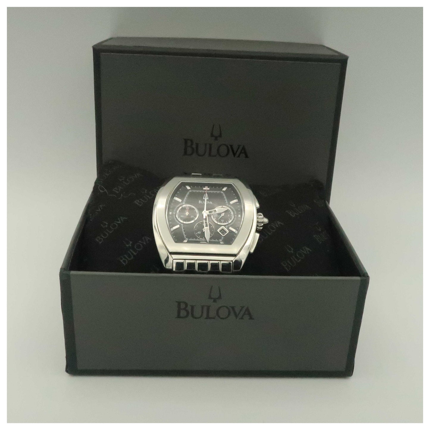 Bulova Bracelet Men's Swiss Quartz (Battery-Powered) Watch 96G59-PO - Image #6
