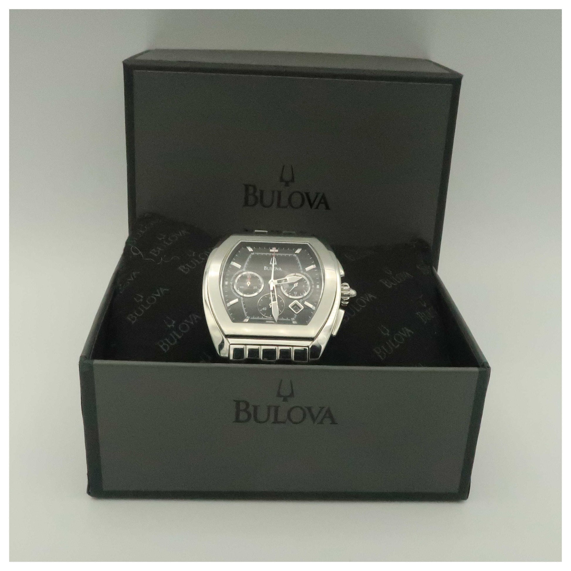 Bulova Bracelet Men's Swiss Quartz (Battery-Powered) Watch 96G59-PO - Image #6