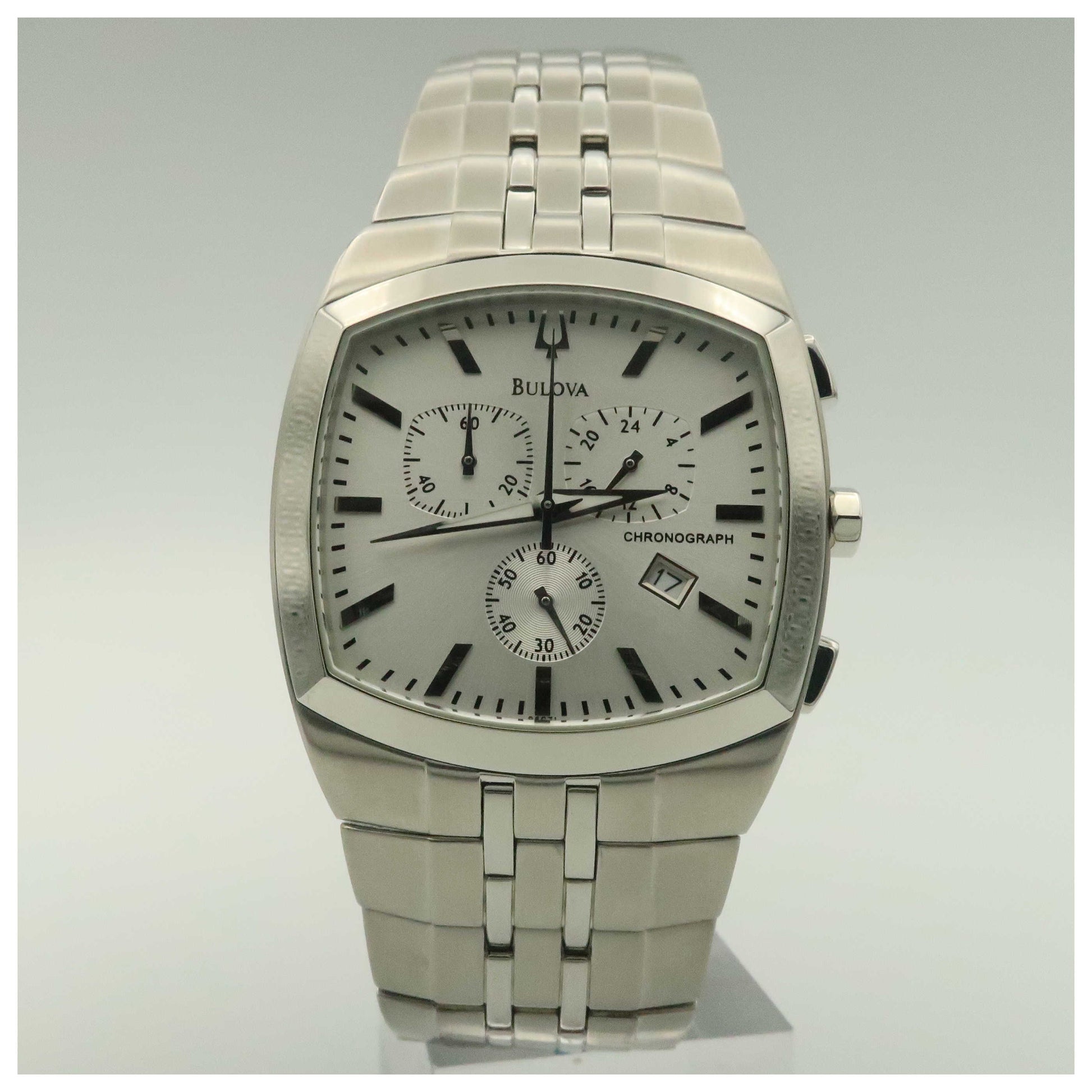 Front view of Bulova Bracelet Men's Watch 96G71-SDV