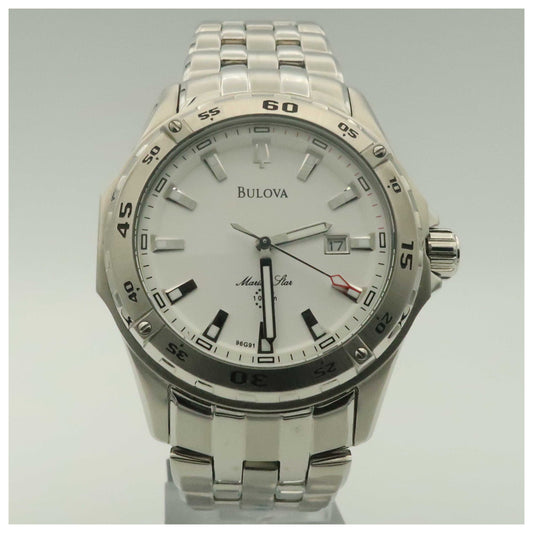 Front view of Bulova Marine Star Men's Watch 96G91-PO