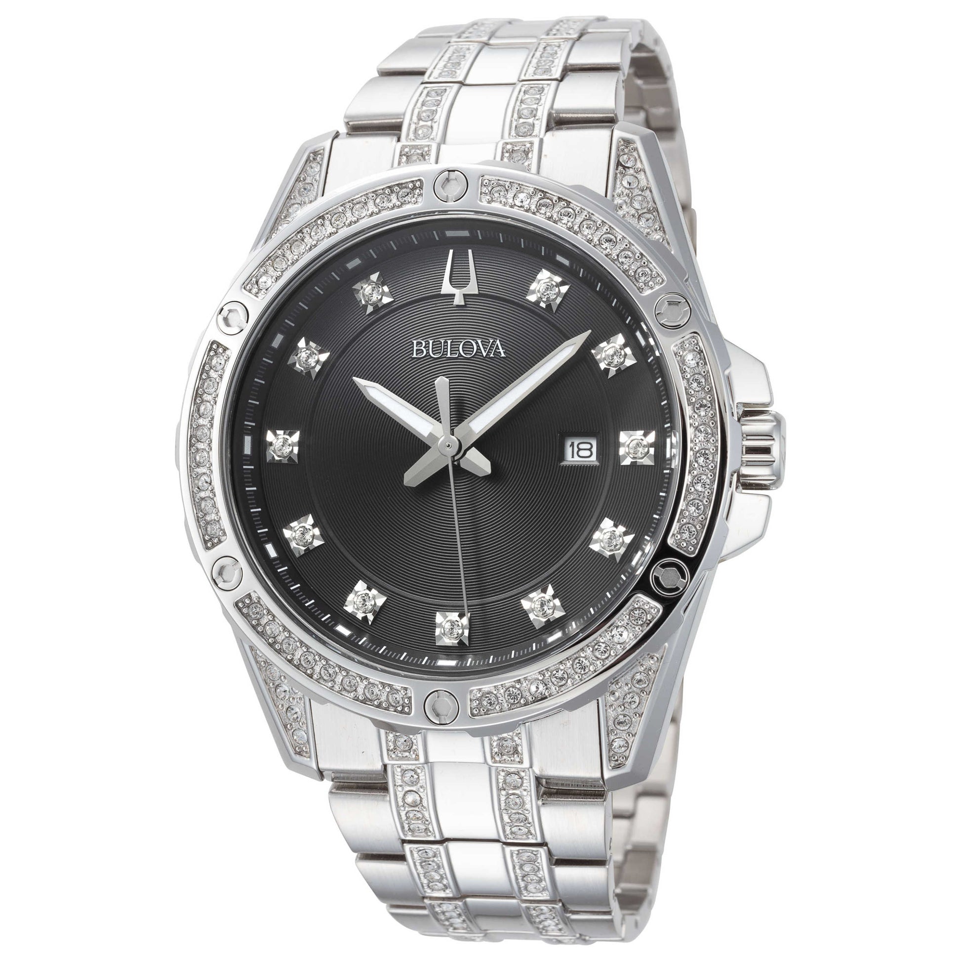 Front view of Bulova Classic Men's Quartz Watch 96K104