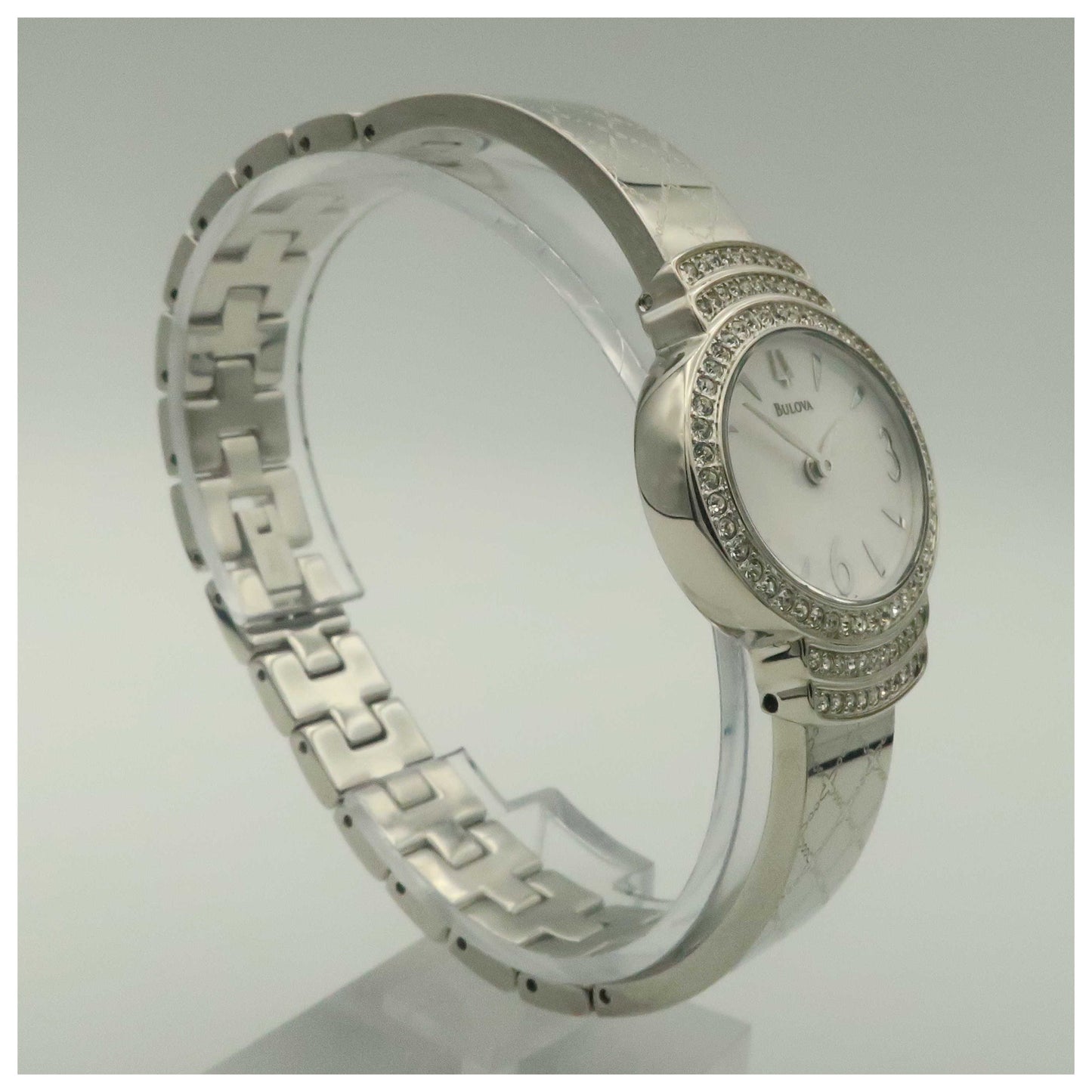 Bulova Crystal Women's Japanese Quartz (Battery-Powered) Watch 96L002-PO - Image #3