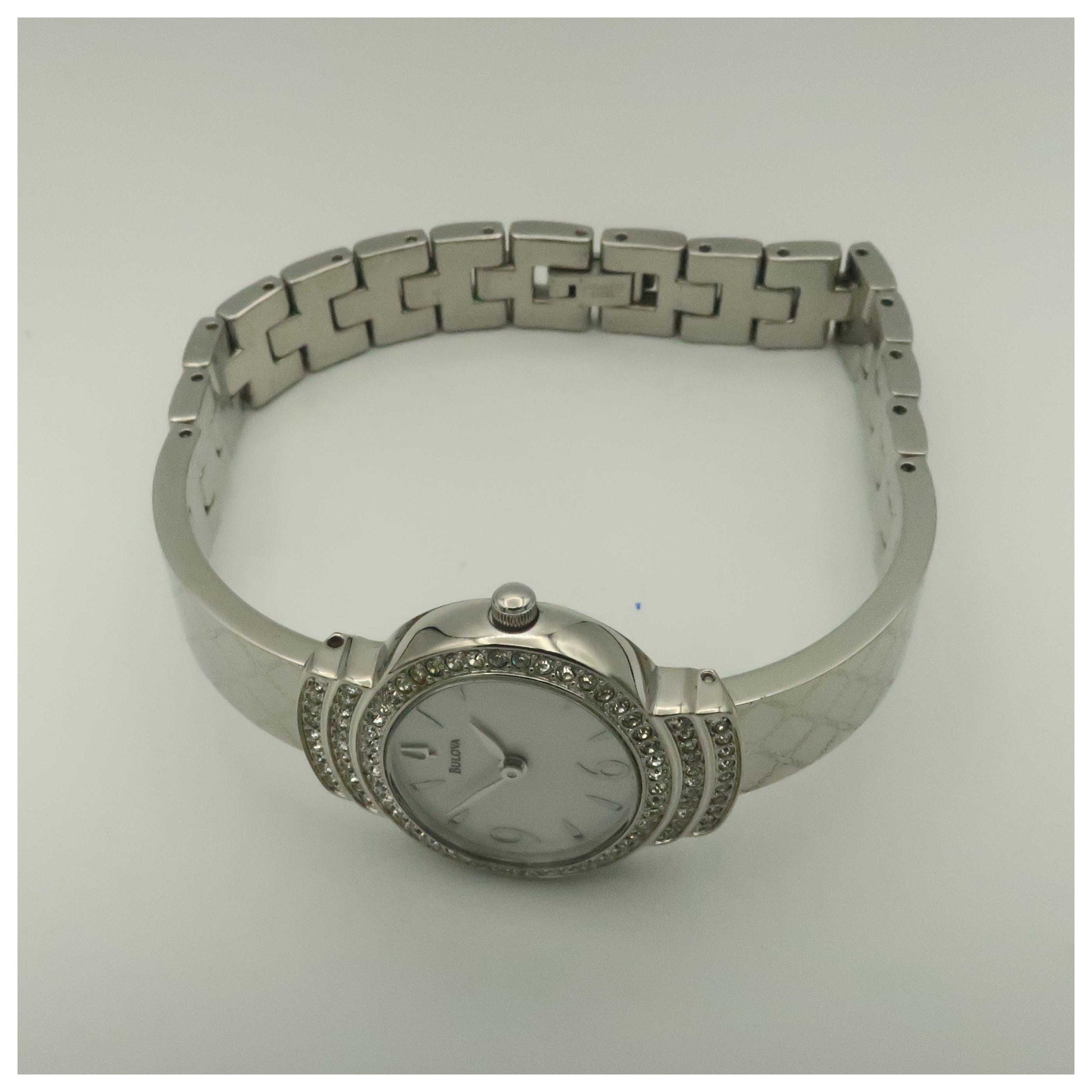 Bulova Crystal Women's Japanese Quartz (Battery-Powered) Watch 96L002-PO - Image #8