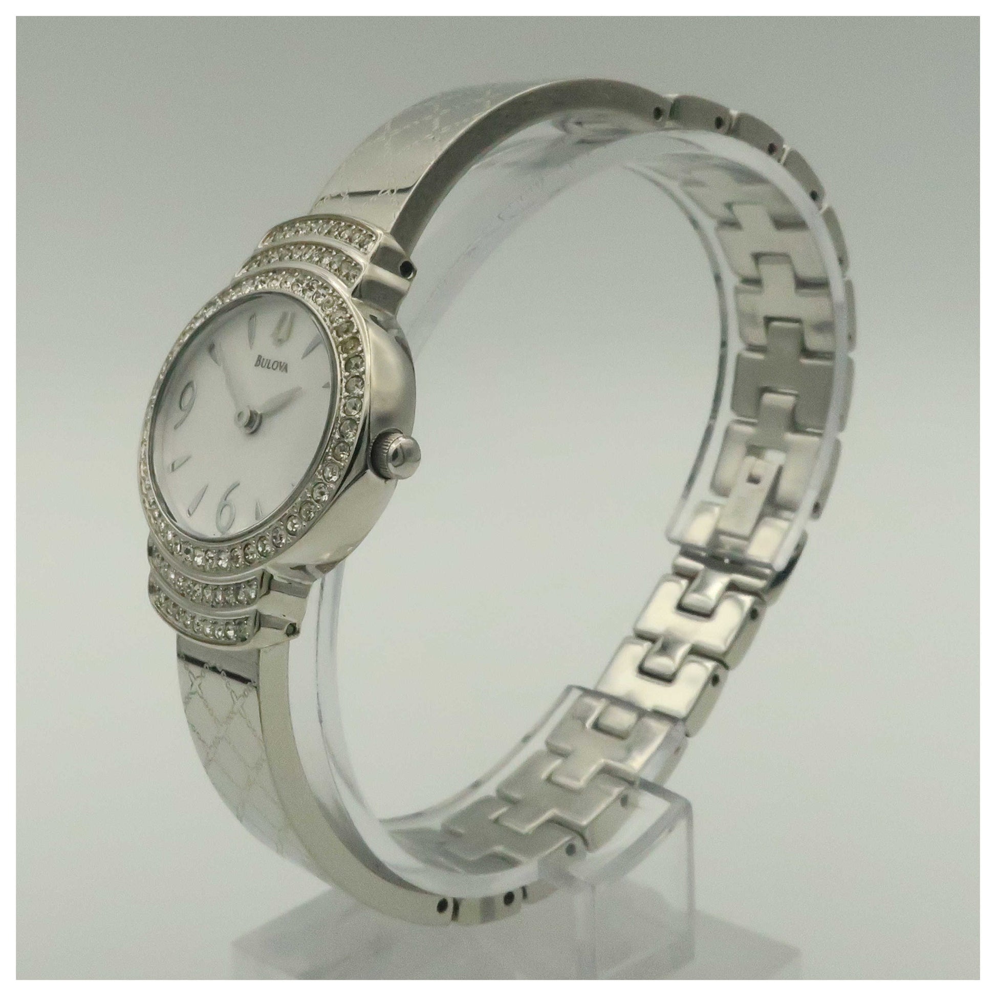 Bulova Crystal Women's Japanese Quartz (Battery-Powered) Watch 96L002-PO - Image #4