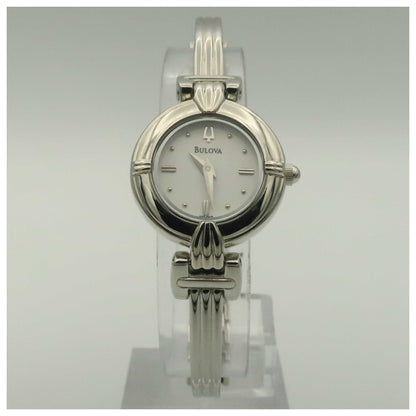 Front view of Bulova Bracelet Women's Quartz Watch 96L007-PO