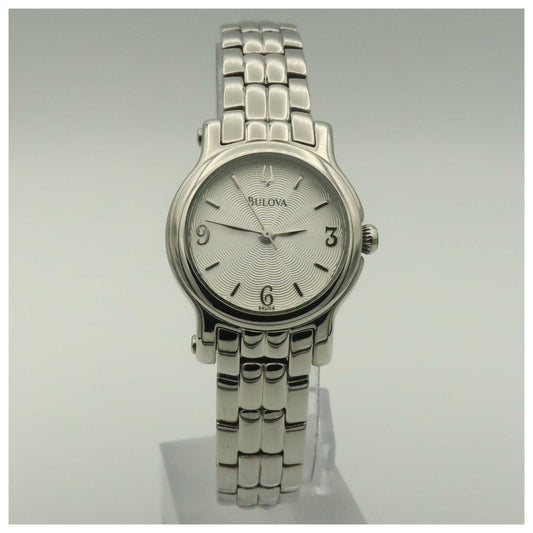 Front view of Bulova Dress Women's Quartz Watch 96L106-PO