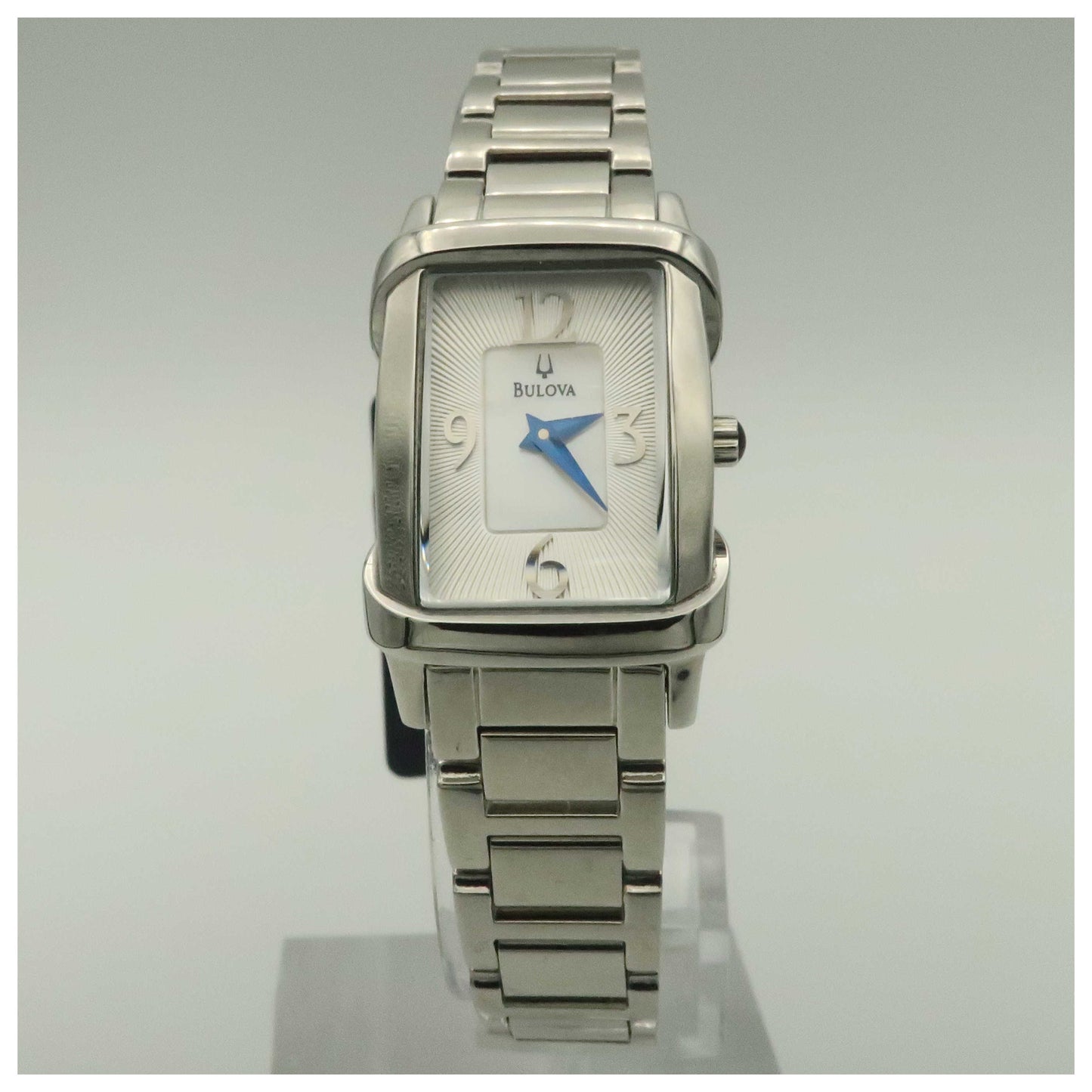 Front view of Bulova Dress Women's Quartz Watch 96L111-PO