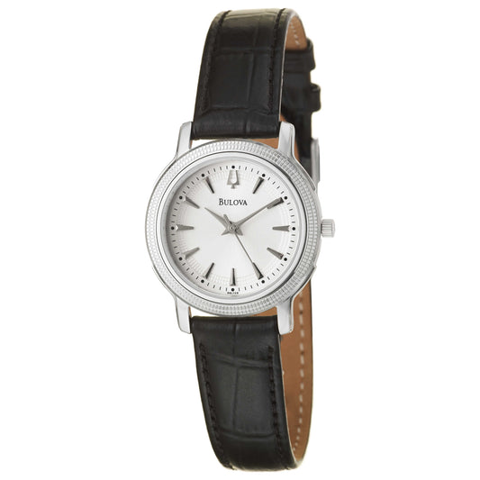 Front view of Bulova Strap Women's Quartz Watch 96L129