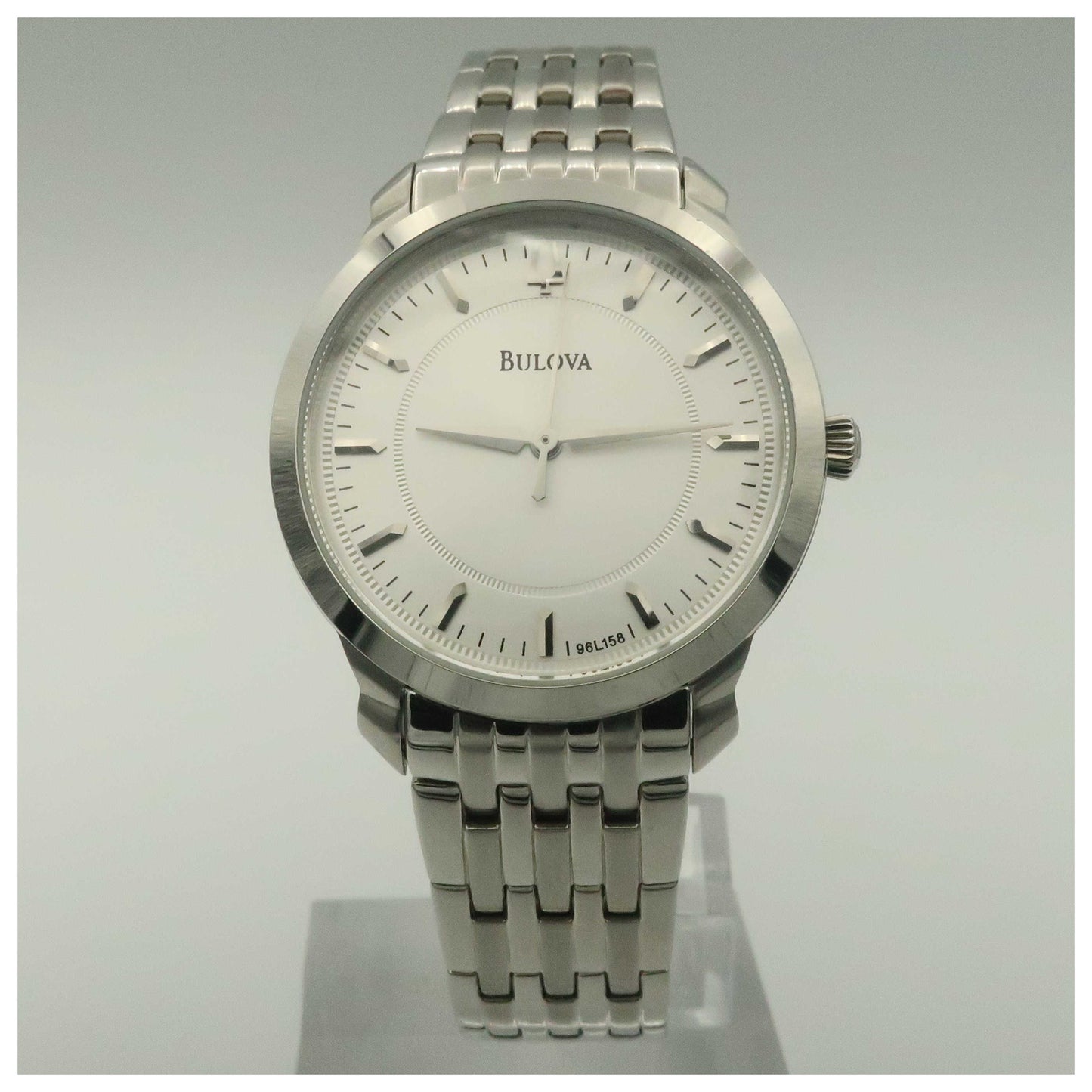 Front view of Bulova Dress Women's Japanese Quartz (Battery-Powered) Watch 96L158-PO