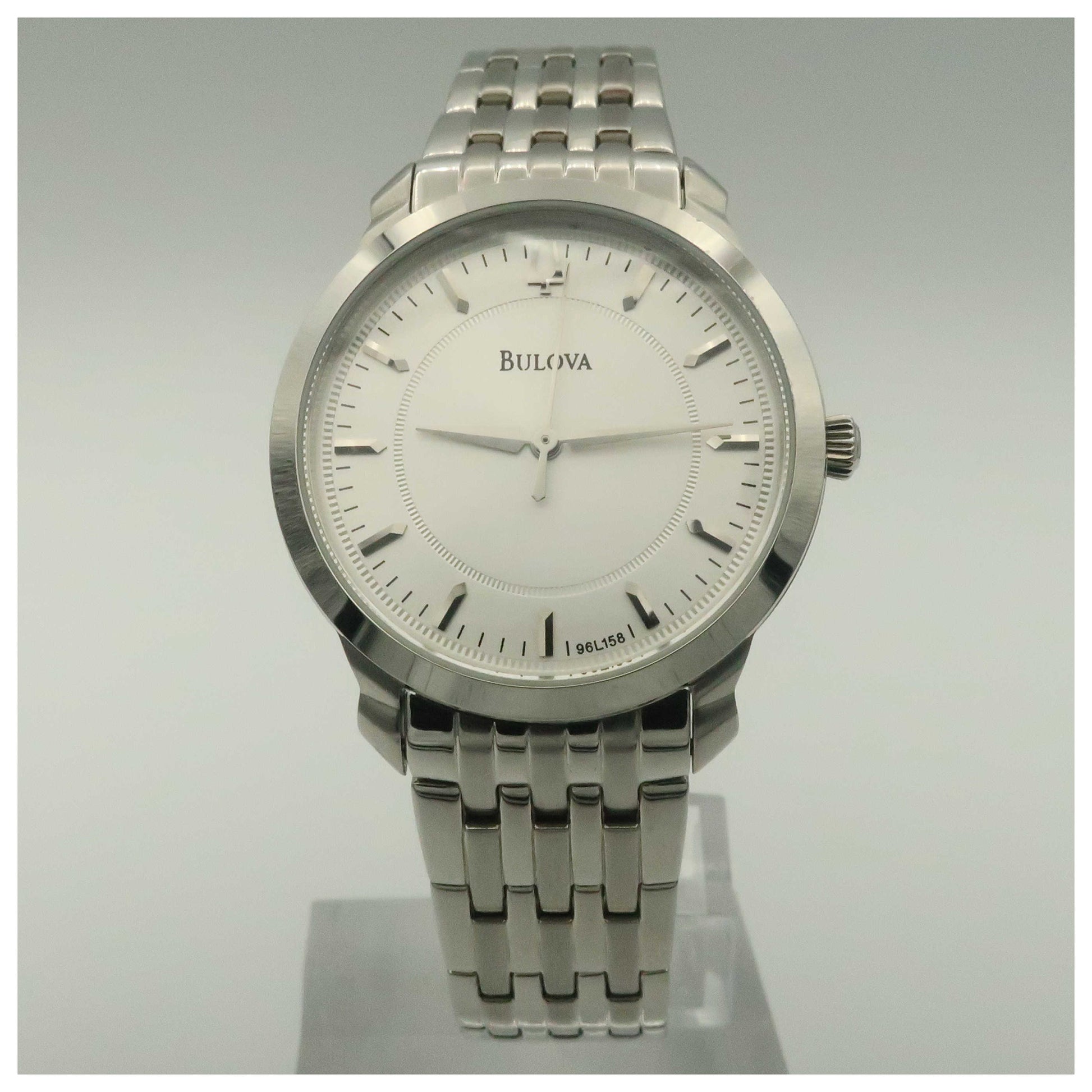 Front view of Bulova Dress Women's Japanese Quartz (Battery-Powered) Watch 96L158-PO