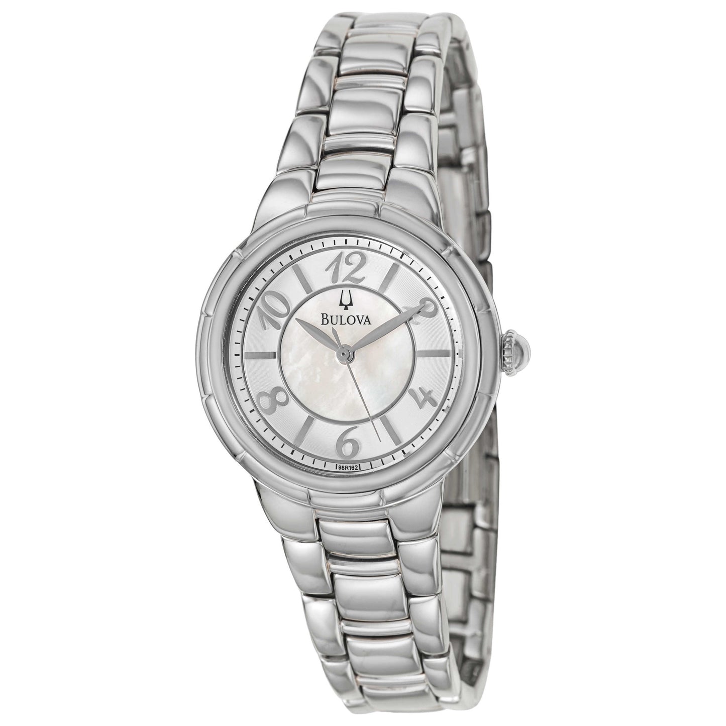 Front view of Bulova Rosedale Women's Japanese Quartz (Battery-Powered) Watch 96L169