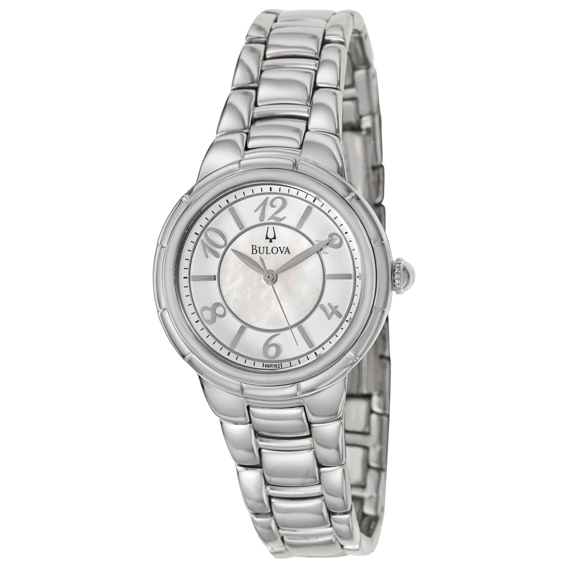 Front view of Bulova Rosedale Women's Japanese Quartz (Battery-Powered) Watch 96L169