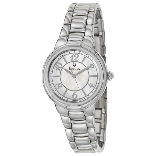 Front view of Bulova Rosedale Women's Japanese Quartz (Battery-Powered) Watch 96L169