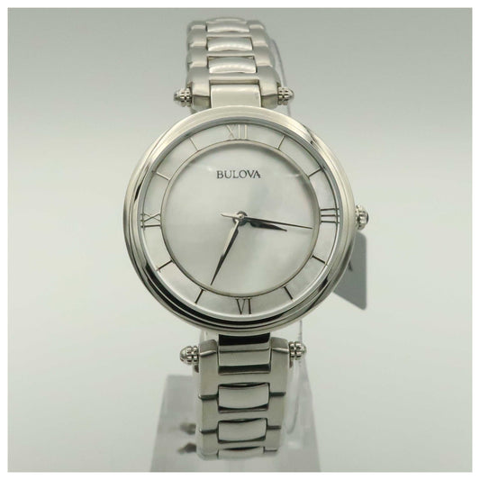 Front view of Bulova Classic Women's Japanese Quartz (Battery-Powered) Watch 96L185-SDV