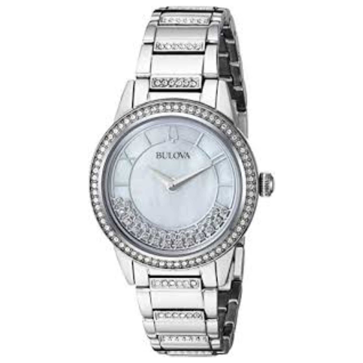 Front view of Bulova Turnstyle Women's Quartz Watch 96L257