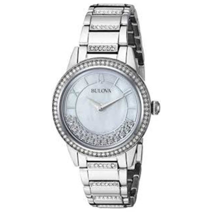 Front view of Bulova Turnstyle Women's Quartz Watch 96L257
