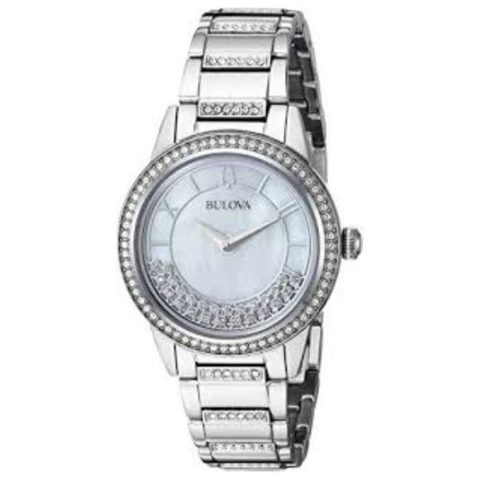 Front view of Bulova Turnstyle Women's Quartz Watch 96L257